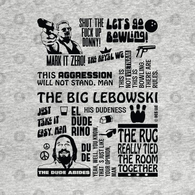 The Big Lebowski Quotes by Zen Cosmos Official